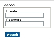 Inserimento Utente e Password